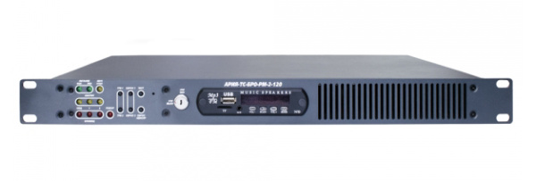 АРИЯ-ТС-БРО-РМ-2-120 двухзональный блок речевого оповещения с высоковольтным выходом, РИП 