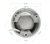 ST-SX4543 LIGHT 4Мп (2,8мм) уличная купольная всепогодная IP-камера видеонаблюдения Space Technology