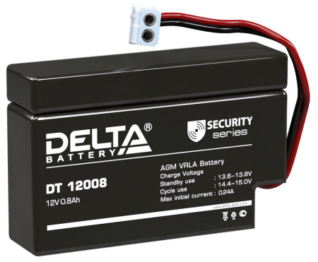 Аккумулятор Delta DT 12008 (Т9) 