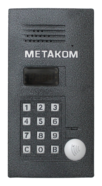 MK2012-MFEV блок вызова многоабонентый антивандальный Метаком