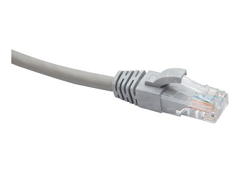 DR-180011 коммутационный шнур U/UTP категория 5e PVC нг(А)-LS 3,0 м, серый Datarex