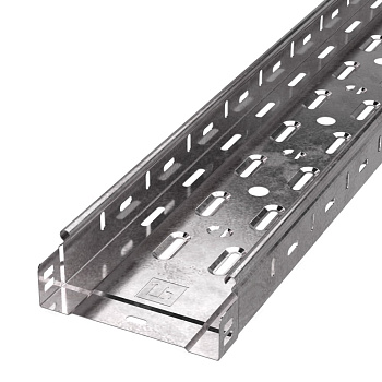 PR16.0005 лоток перфорированный Стандарт 150х50х3000 (0,7 мм) (6 м/уп) Промрукав