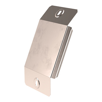 PR16.2980 Крышка угла вертикального внешнего 45 градусов Стандарт INOX (AISI 409) 100 Промрукав