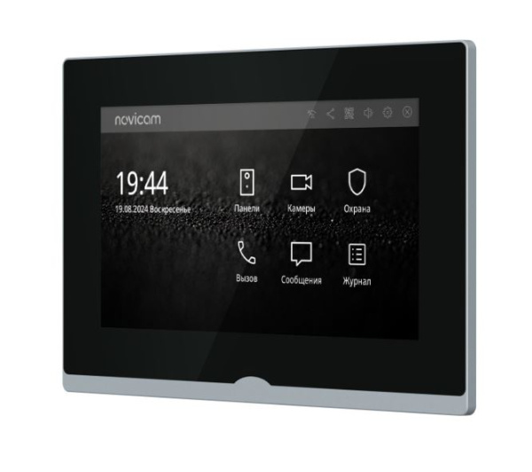 IMPULSE 7 IP WIFI BLACK (ver.4651) IP-видеодомофон с сенсорным дисплеем 7" NOVIcam