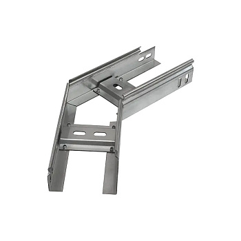 PR08.5272 Угол горизонтальный 45 градусов лестничный 600х80 (1,2 мм) Промрукав PR08.5272 Угол горизонтальный 45 градусов лестничный 600х80 (1,2 мм) Промрукав