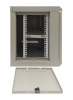 ST-NC9U01 (СЕРЫЙ) С ПОЛКОЙ шкаф телекоммуникационный 19" настенный/напольный 9U Space Technology