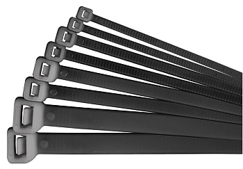 Хомут (стяжка) CK-3.6x200 #B, (100 шт/уп) CADENA