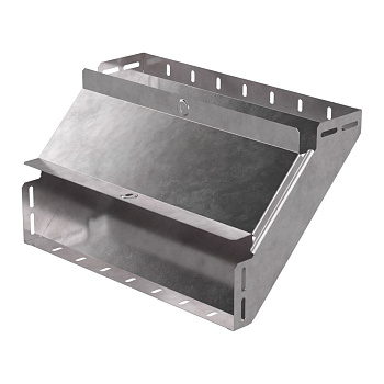 PR16.0603 Угол вертикальный внутренний 90 градусов с крышкой Стандарт 400х100 Промрукав