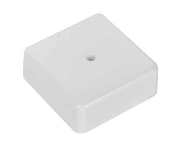 UKO10-075-075-028-K01 Коробка распаячная КМ41216-01 для открытой проводки безгалогенная (HF) 75х75х28 белая (6 клемм 6мм2) IEK
