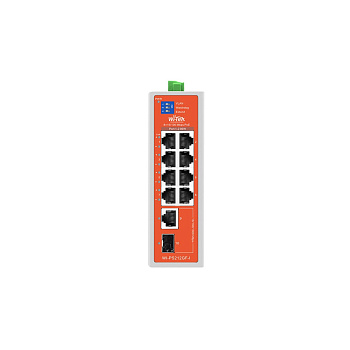 WI-PS212GF-I v2 промышленный неуправляемый PoE коммутатор 8FE+1GE+1SFP Wi-Tek