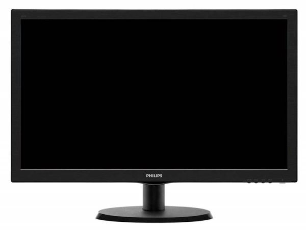 Монитор Philips 23.6" 243V5LAB (00/01) черный TN+film LED 5ms 16:9 DVI M/M полуматовая 250cd