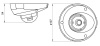 B1210DM (2,5) антивандальная уличная купольная всепогодная IP-камера видеонаблюдения Beward