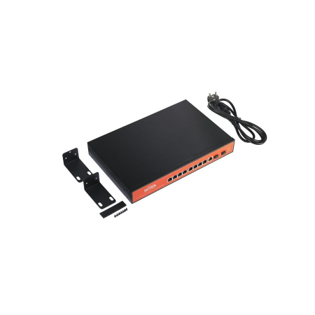 WI-PMS310GF-UPS v2 коммутатор управляемый L2 с функцией UPS,подзарядка от солн.панели 8PoE+2хSFP, SNMP, Wi-Tek