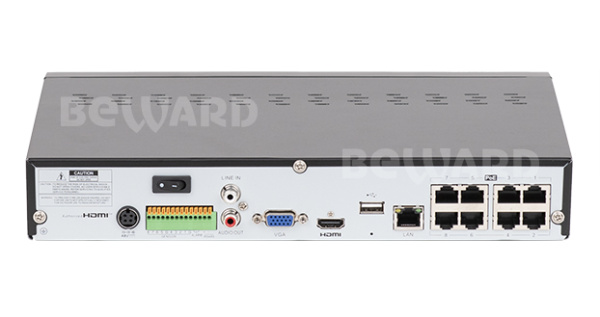 RK0108-P IP-видеорегистратор 8-канальный Beward