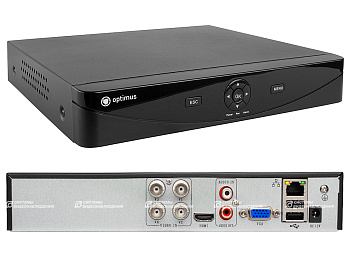 AHDR-4004 цифровой гибридный видеорегистратор 4-х канальный Optimus 