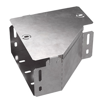 PR16.0493 Переходник левый с крышкой Стандарт 200х100х100 Промрукав PR16.0493 Переходник левый с крышкой Стандарт 200х100х100 Промрукав