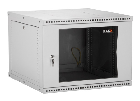 TWI-156045-R-G-GY настенный разборный шкаф TLK 19", 15U