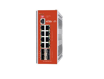 WI-PCMS312GF-BT-I коммутатор промышленный управляемый L2, PoE 460Вт, 8GE+4SFP, Wi-Tek