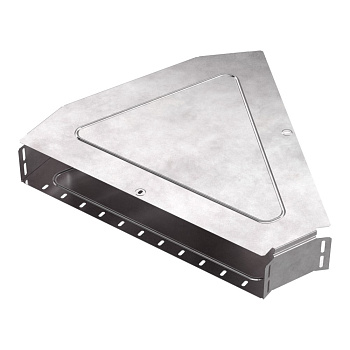 PR16.0621 Угол горизонтальный 45 градусов с крышкой Стандарт 600х100 Промрукав