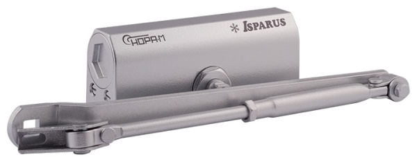 НОРА-М 440 ISPARUS (от 80 до 140кг) доводчик морозостойкий (серебро) 