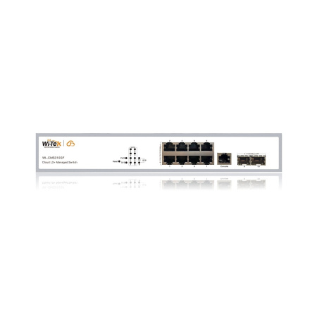 WI-CMS310GF коммутатор управляемый L2, порты 8 100/1000Base-TX + 2 SFP Wi-Tek