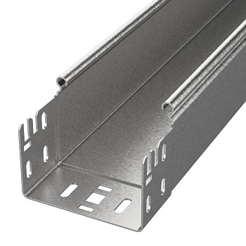 PR16.12826 лоток неперфорированный Профи 100х80х3000 (1,2 мм) (6 м/уп) Промрукав