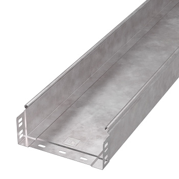 PR16.2171 лоток неперфорированный Стандарт HDZ 200х80х3000 (1,0 мм) (6 м/уп) Промрукав