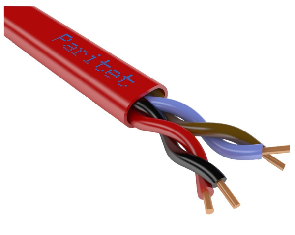 КСРВнг(А)-FRLS 1х2х0,97 (0,75 кв мм) кабель для систем ОПС и СОУЭ огнестойкий, с низким дымо и газовыделением Паритет