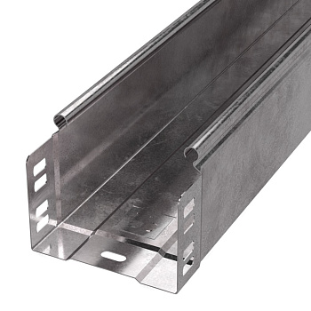 PR16.2287 лоток неперфорированный Стандарт 100х80х3000 (1,0 мм) (6 м/уп) Промрукав