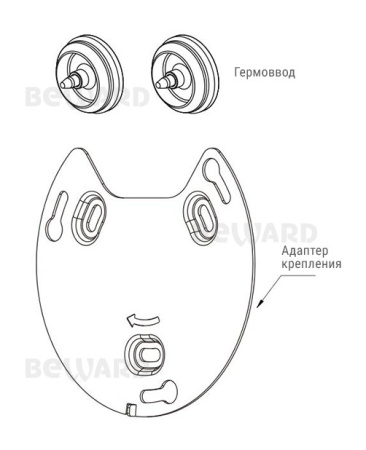 SV3212DB (3,6 мм) уличная купольная IP камера видеонаблюдения с встроенным микрофоном Beward