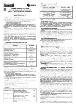 Ладога БРШС-РК-485 исп.1 блок расширения шлейфов сигнализации радиоканальный Риэлта