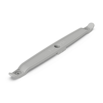 PR13.02705 держатель плоского кабеля двусторонний для прямого монтажа на 12 мест в гофроящике серый (210 шт/кор) Промрукав