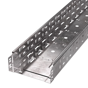 PR16.2304 лоток перфорированный Стандарт 200х80х3000 (1,0 мм) (6 м/уп) Промрукав