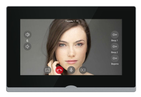 IMPULSE 7 IP WIFI BLACK (ver.4651) IP-видеодомофон с сенсорным дисплеем 7" NOVIcam
