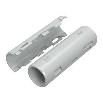 PR13.0430 муфта разборная d20 мм атмосферостойкая серая (10шт/320шт уп/кор) Промрукав