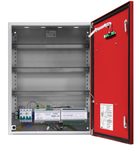 ШПС-24 исп.10 красная дверь шкаф пожарной сигнализации Болид