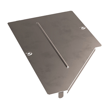 PR16.5653 Крышка переходника левого Стандарт INOX (AISI 409) 500х300 Промрукав