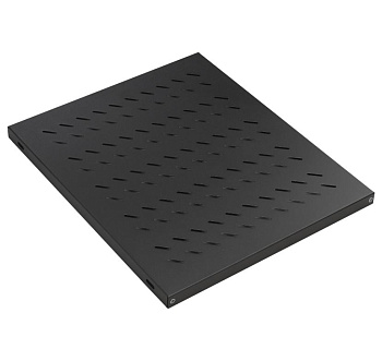 DR-421111 полка стационарная 19", для шкафов черная Datarex
