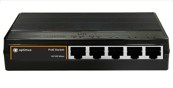U1I-4F1b/1F неуправляемый PoE-коммутатор Optimus