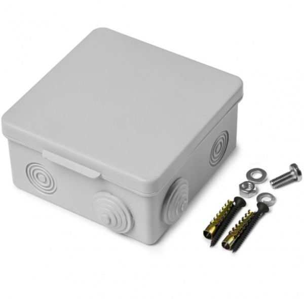 071-003 Коробка монтажная огнестойкая пластиковая герметичная КМОПГ IP54, 4 контакта для кабеля до 2,5мм2 (4к х 2,5 мм) (ПожТехКабель)