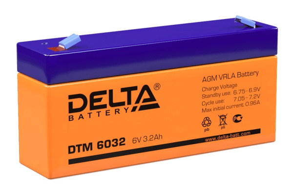 Аккумулятор Delta DTM 6032  