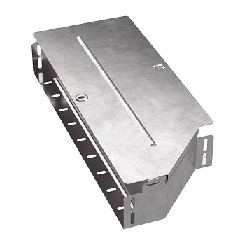 PR16.0698 Переходник левый с крышкой Стандарт 500х400х80 Промрукав