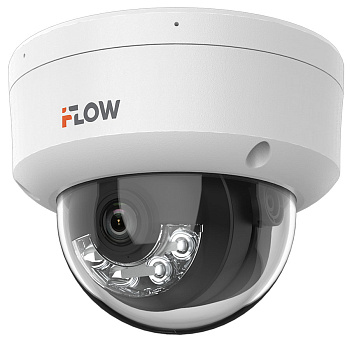 F-IC-2442C2MS(2.8mm) (Аналог DS-2CD2143G2-LIS2U(2.8mm)) 4Мп уличная купольная IP-камера iFlow