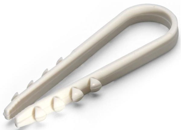 Дюбель-хомут(нейлон) ДХ 5-10 (б) (100 шт/уп) Fortisflex