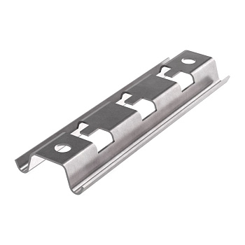 PR16.1082 омега-профиль горизонтальный (безвинтовой) для проволочного лотка 100 Промрукав