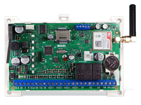 УО-4С исп.02 устройство оконечное системы передачи извещений по каналам сотовой связи GSM Болид