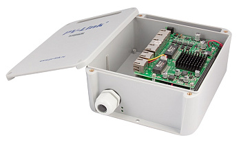PV-POE04G2W (ver.279) PV-Link уличный 6 портовый коммутатор 