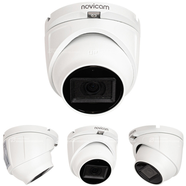 HIT 22M (ver.1430) уличная купольная всепогодная мультиформатная камера видеонаблюдения с встроенным микрофоном Novicam