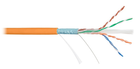 NKL 4240C-OR кабель NIKOLAN F/UTP 4 пары