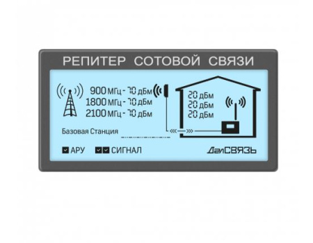 DS 900/1800/2100 20 v.5958 комплект усиления сигналов сотовой связи и мобильного интернета ДалСВЯЗЬ